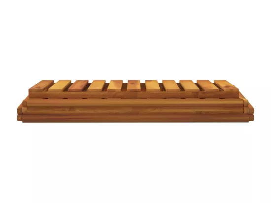 Étagère pliable à 3 niveaux Marron 70x31x63 cm Bois d'acacia