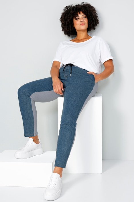 Joggpants, Slim Fit, Jersey-Rückseite, Elastikbund