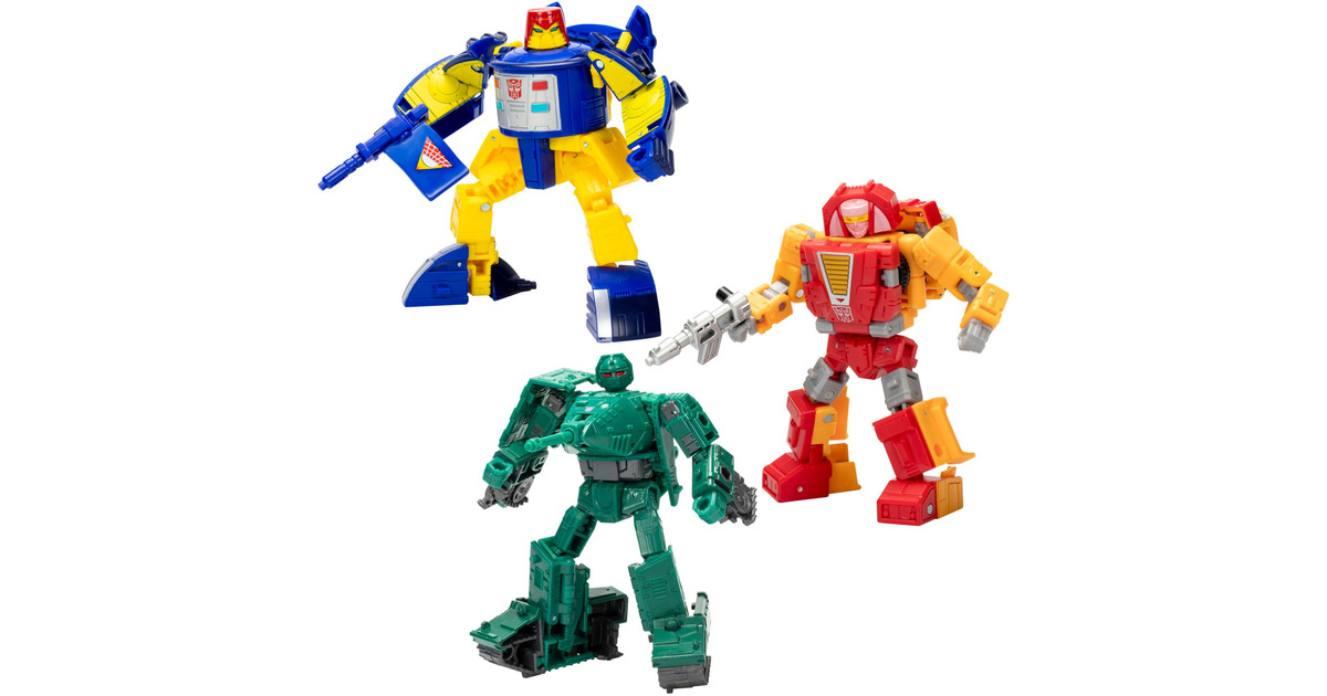 HasbroTransformers Legacy United Deluxe Class Action Figure 3-Pack Go-Bot Guardians 14 cm Speelfiguur