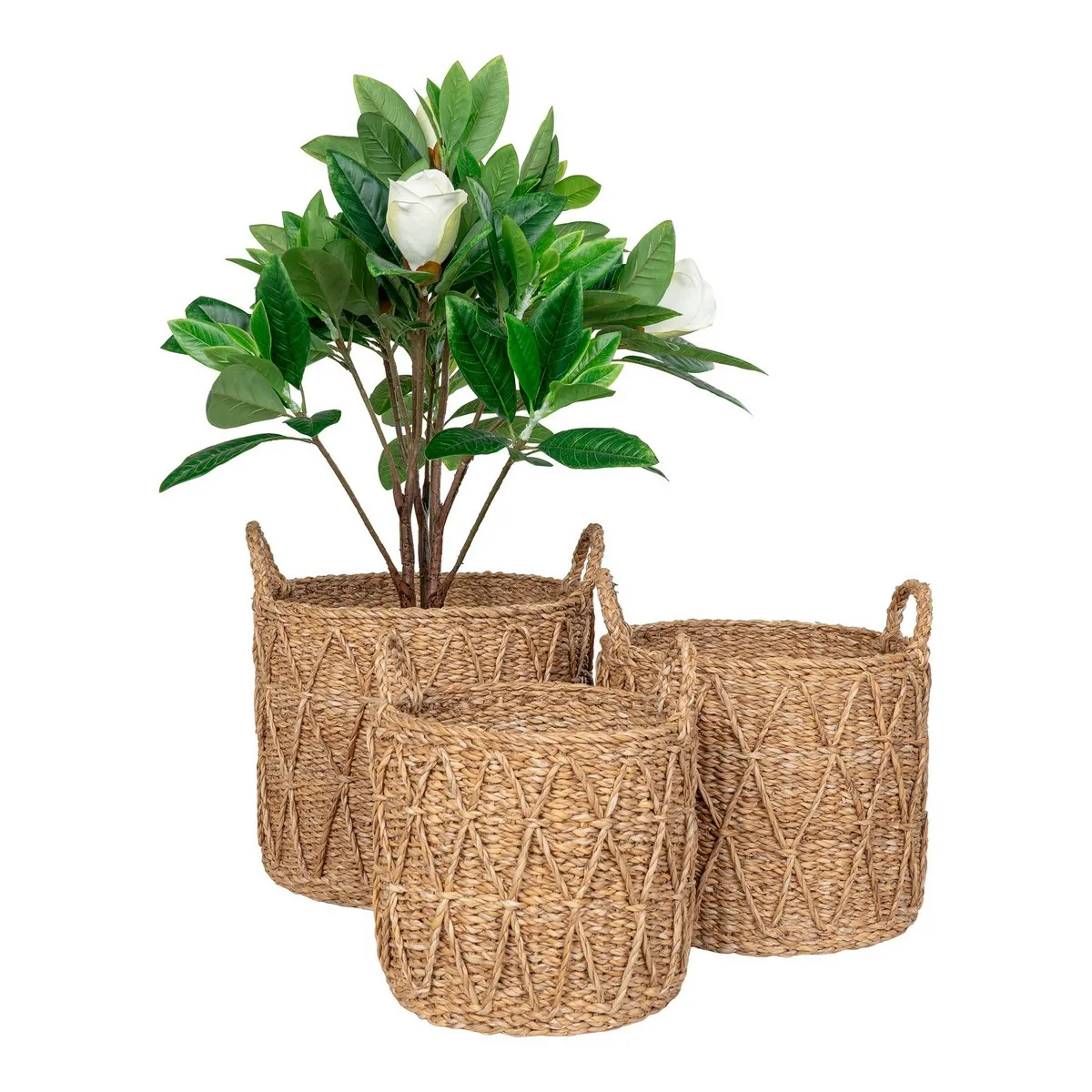 Epikasa Lot de 3 Paniers Rangement Krabi