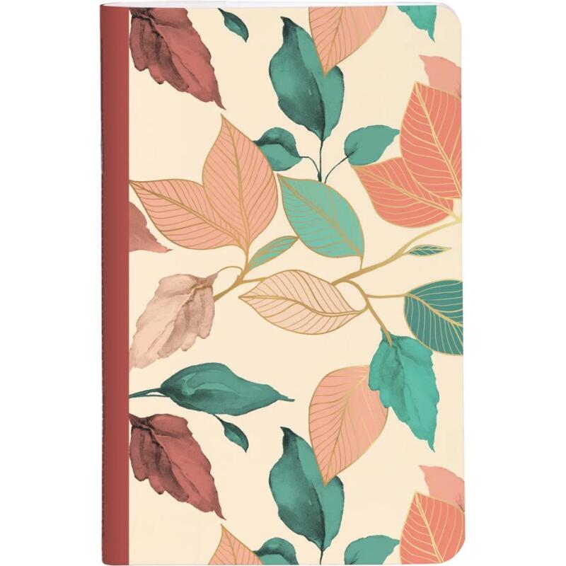 Gaïa beige, Carnet cousu fil 7,5 x 12 cm, 48 pages, ligné