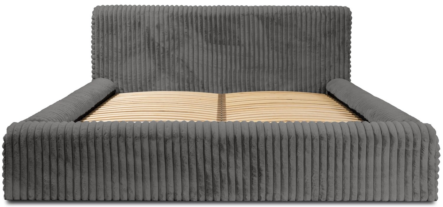 Trae Mobler Hana 160 x 200 cm Gestoffeerd Bed Grijs