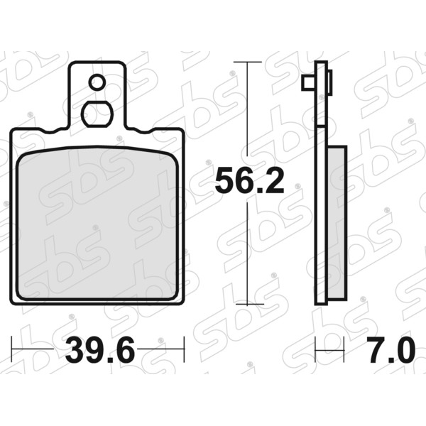 SBS - Plaquettes de frein 519 HF
