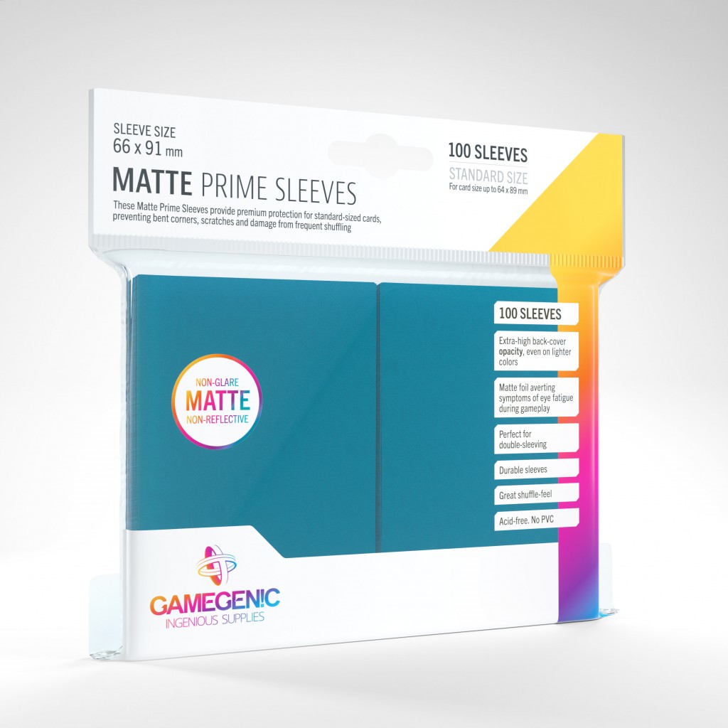 Gamegenic - MATTE Prime Sleeves - 66 x 91 mm