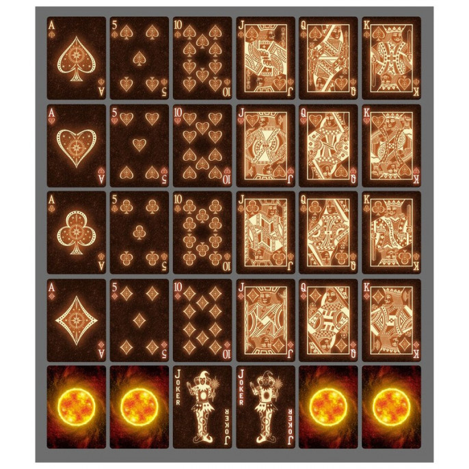 54 Cartes Bicycle : Stargazer Sunspot