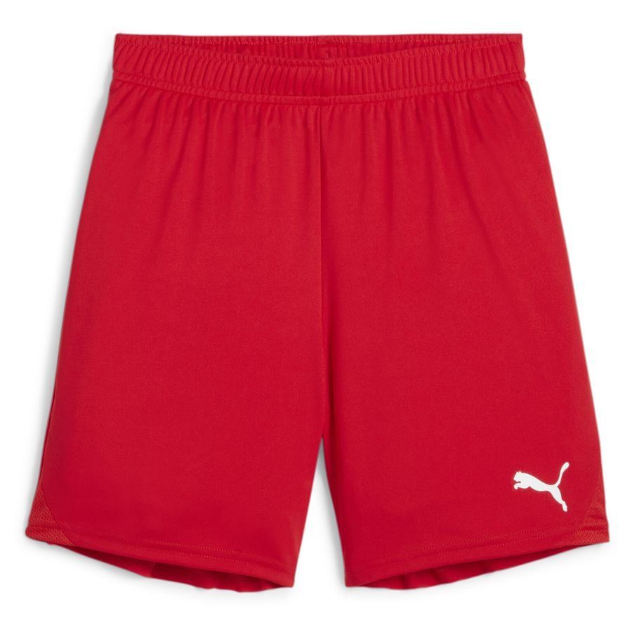 PUMA Short de Foot teamGOAL - Rouge/Blanc Enfant