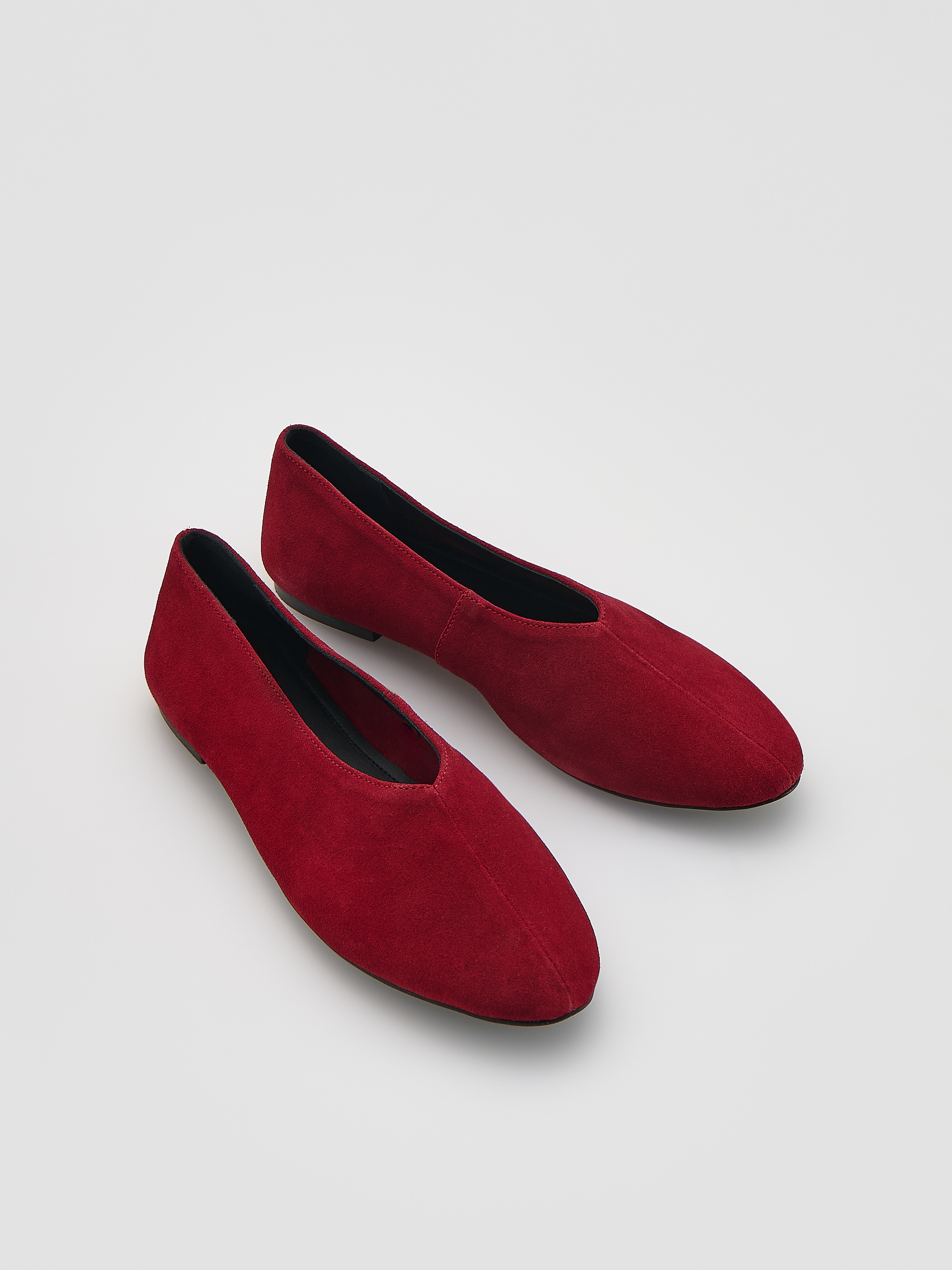 Wildleder-Ballerinas
