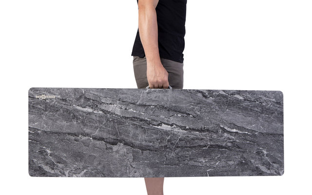 Brunner Campingtisch Elù Duplit klappbar / höhenverstellbar mit Aluminiumgestell 110 x 75 cm