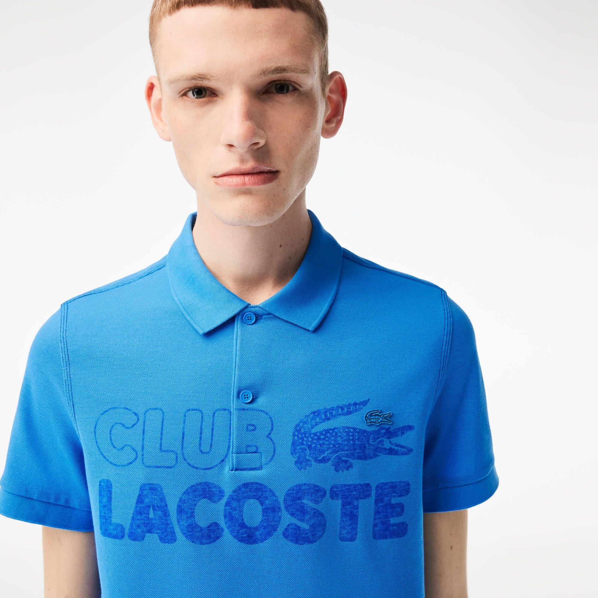 Lacoste Logo Print Polo Shirt