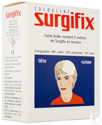 Surgifix Colorline 5,5 Tissu Élastique Forme Tubulaire Tête Et Cuisses 3m 1 Pièce