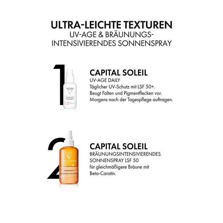 Vichy Capital Soleil Sonnenspray braun LSF 50 , 2x200 ml