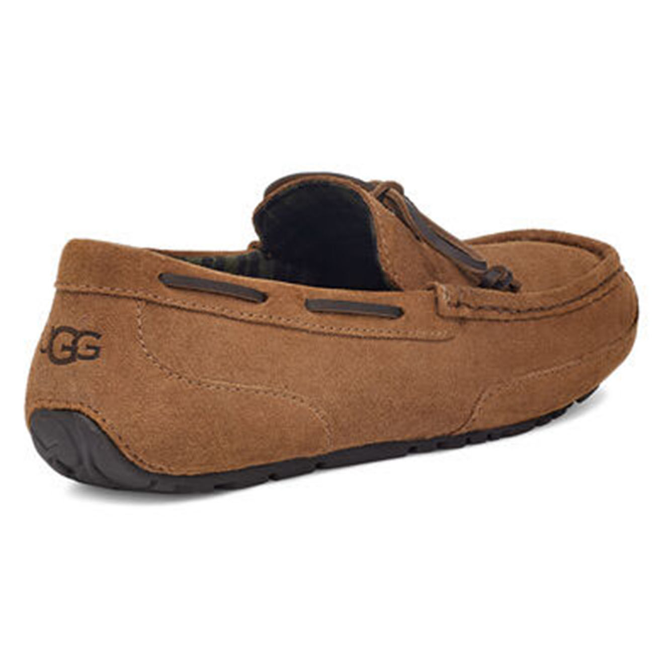 Ugg Mocassins chester en Velours de Cuir Chester Plaid camel