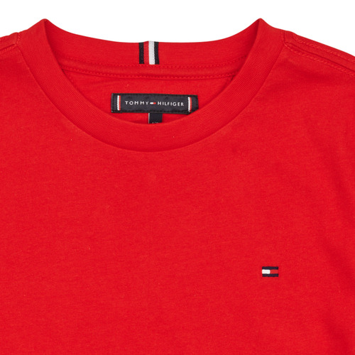 Tommy Hilfiger - ESSENTIAL COTTON TEE S/S - Rouge