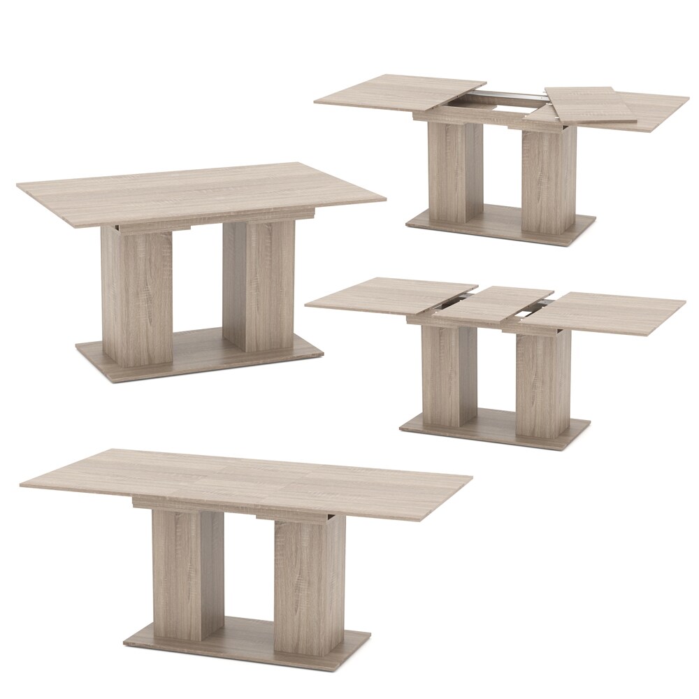VICCO Esstisch DIX 140 - 180 cm Sonoma Eiche Esszimmertisch ausziehbar Küche