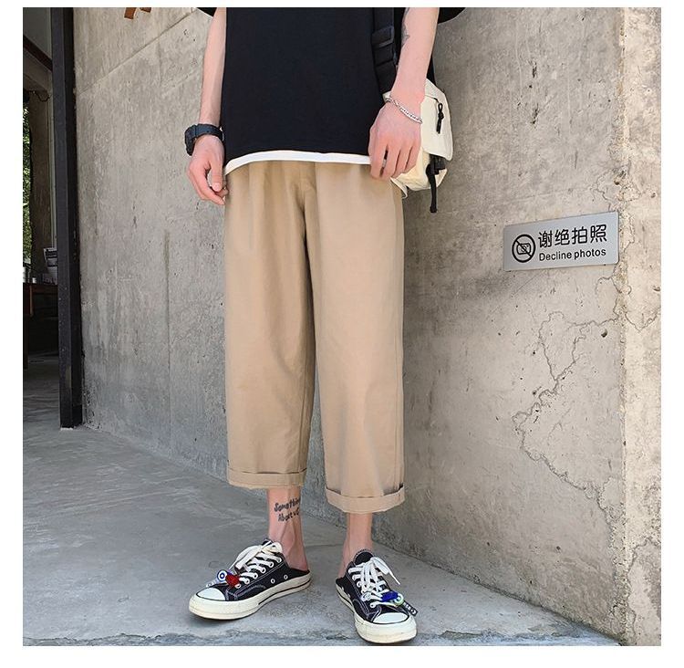 Ninine - Cropped broek met wijde pijpen