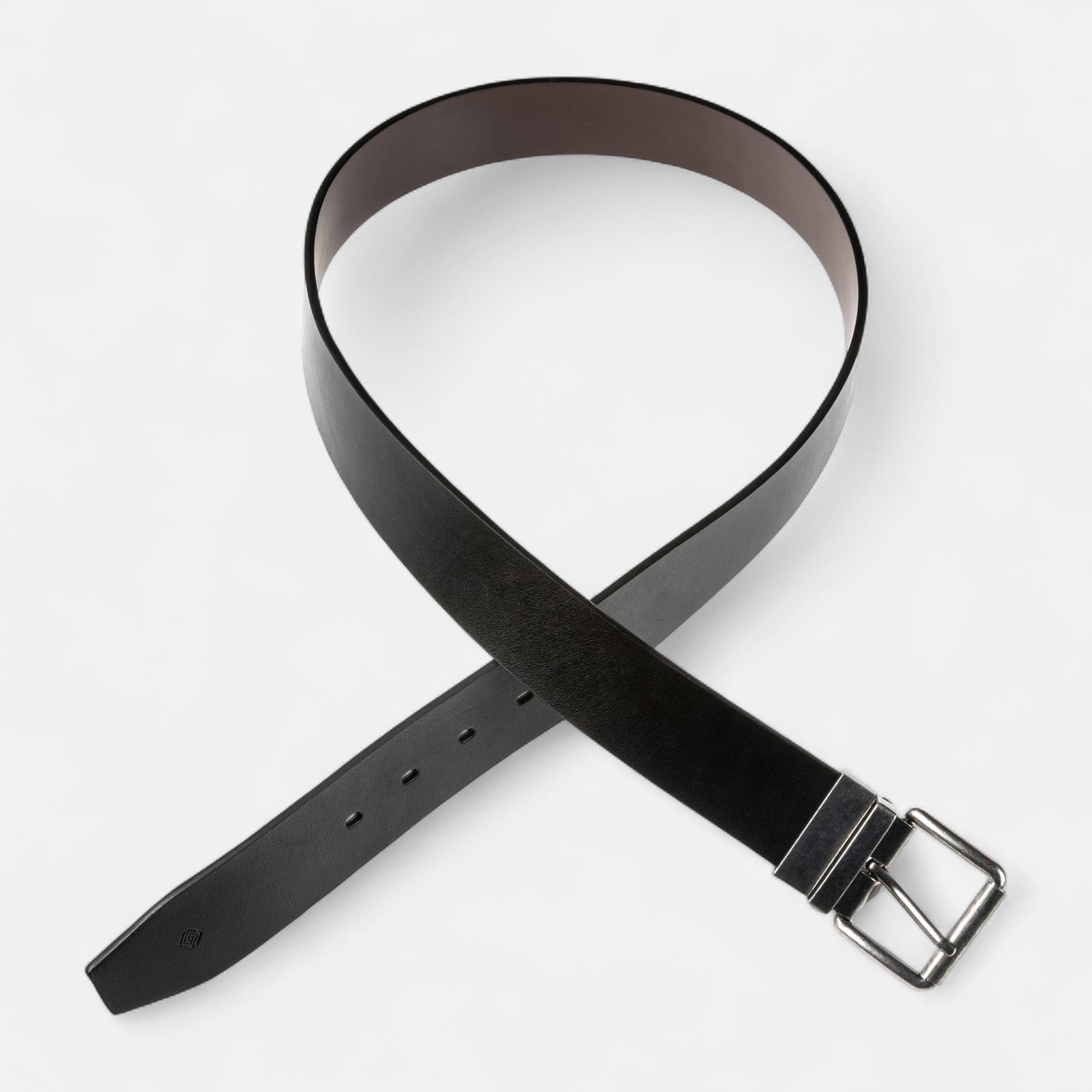 Ceinture en cuir noir
