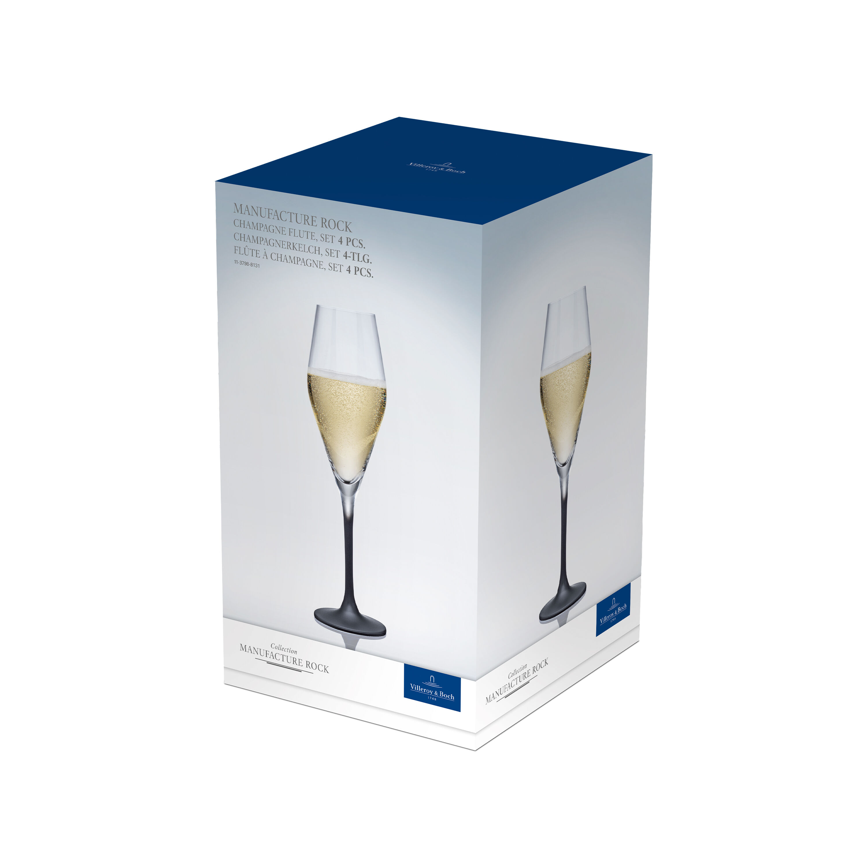 Manufacture Champagne glass Clear, 4.1 oz, crystal glass