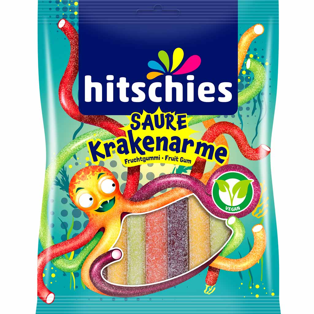 Hitschler Hitschies Saure Krakenarme 125g MHD:30.1.26