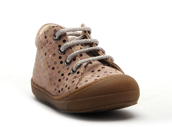 Naturino boots bottine bebe cocoon sh.pois rose