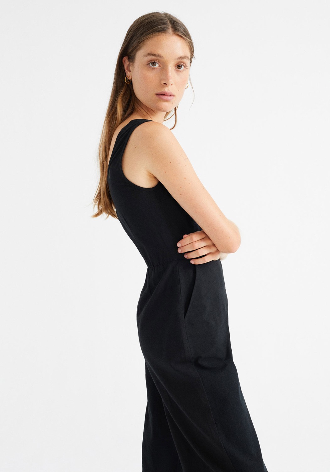 Thinking Mu Jumpsuit Rafflesia Black