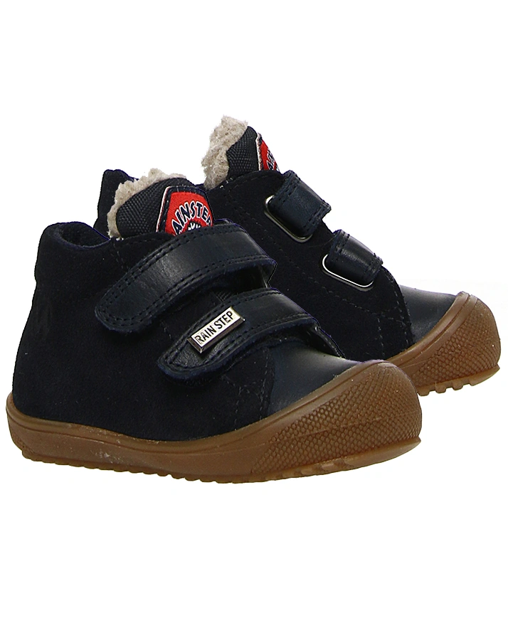 Klett-Lauflernschuhe BRANT in navy/braun