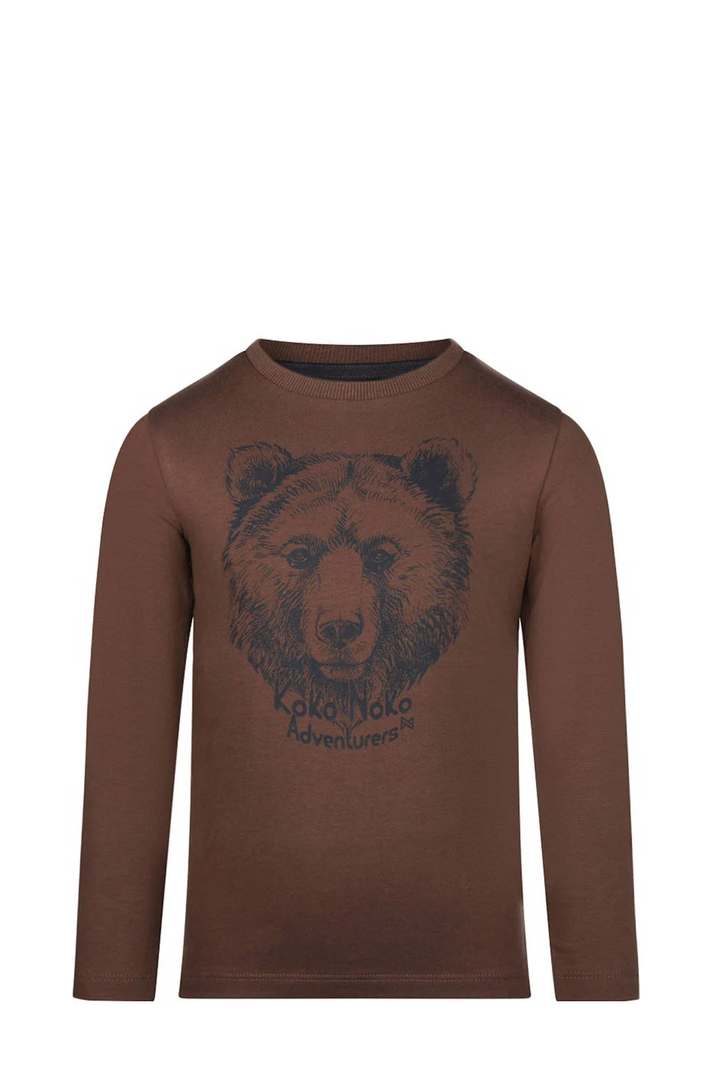 Koko Noko longsleeve bruin/zwart