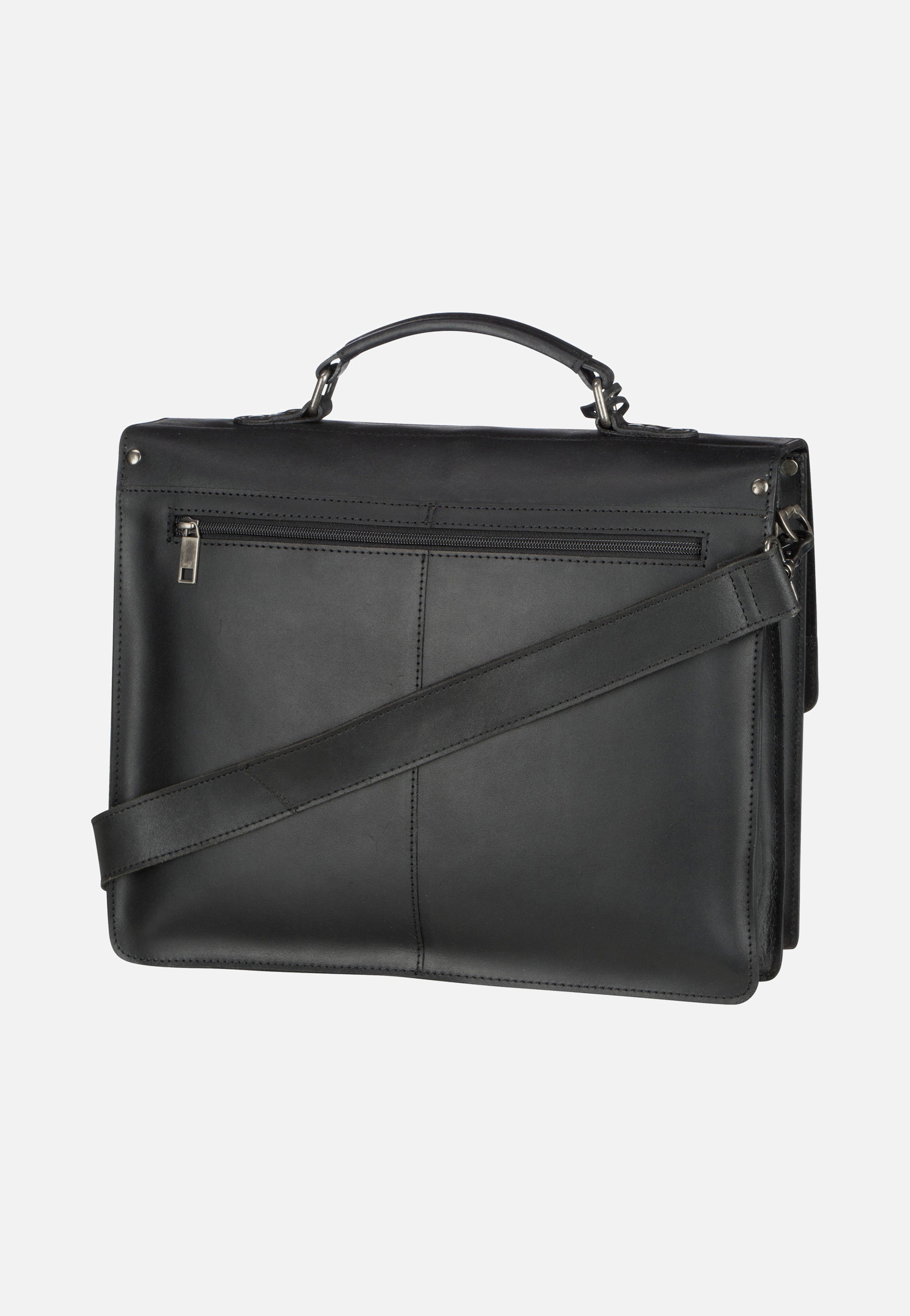 Vintage Scott Briefcase 6378 Black - Aktentasche