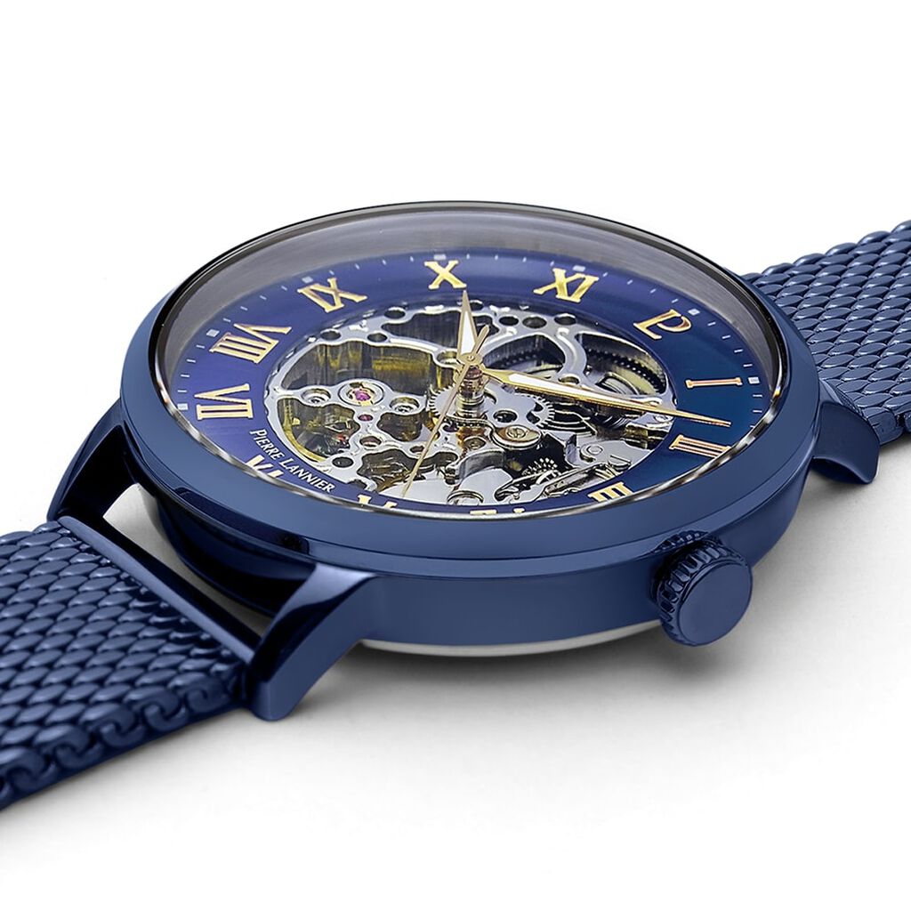 Montre Pierre Lannier Collection Automatic Bleu