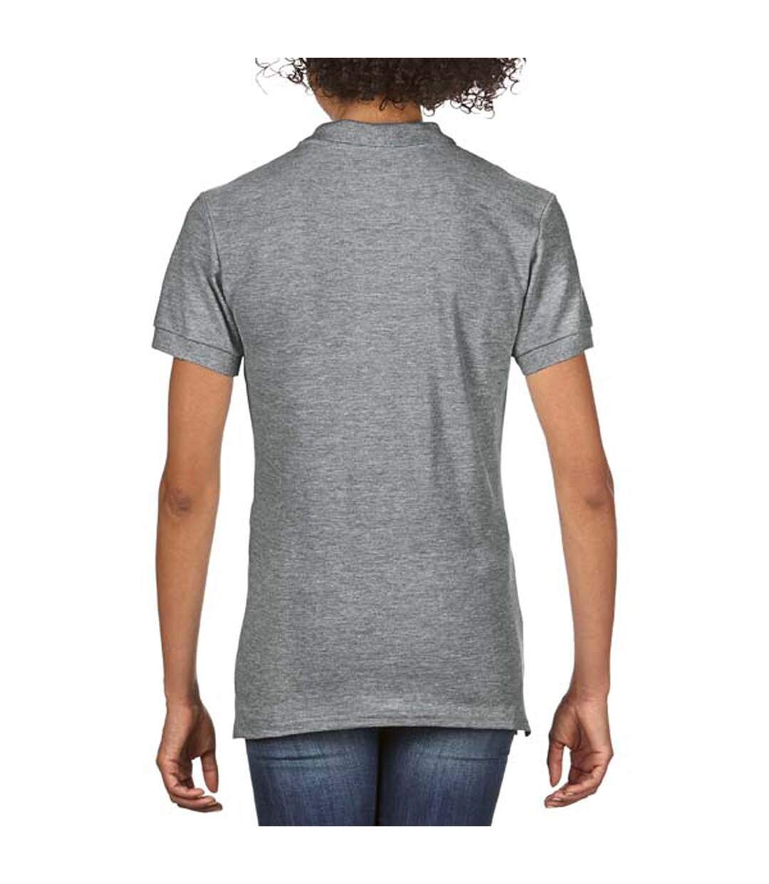 Gildan - Polo sport 100% coton - Femme (Gris chiné) - UTBC3195