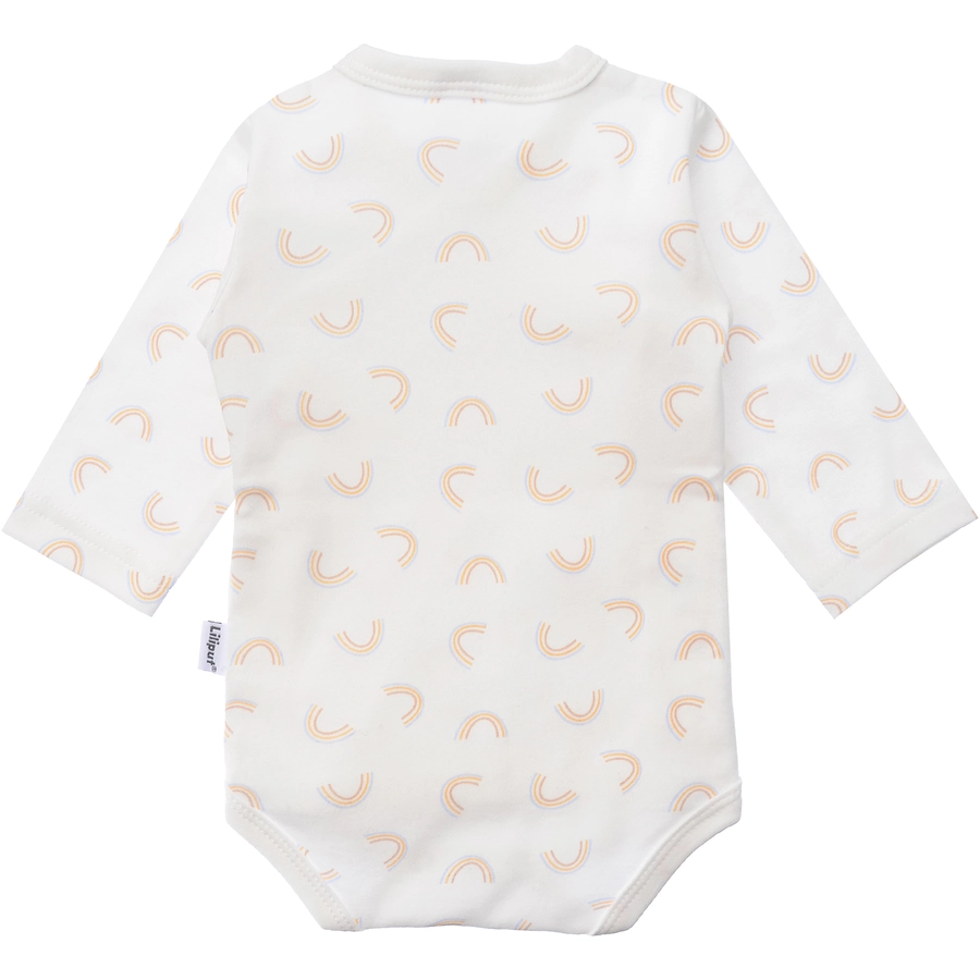 Liliput Wickelbody Regenbogen weiss
