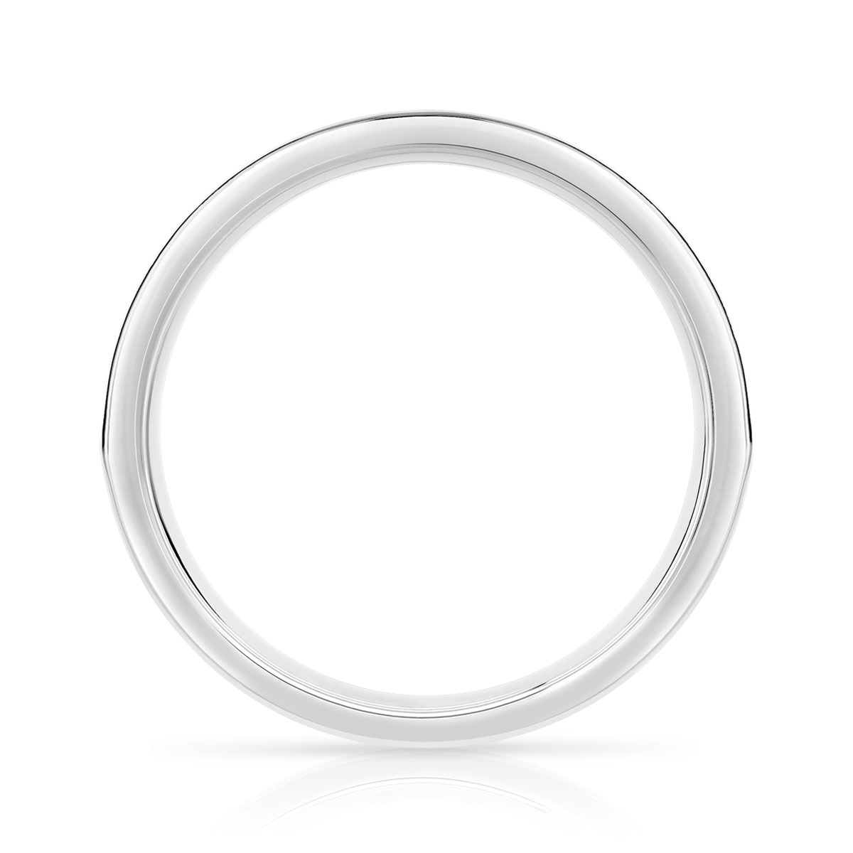 Alliance demi-tour or 750 blanc diamant H/P1