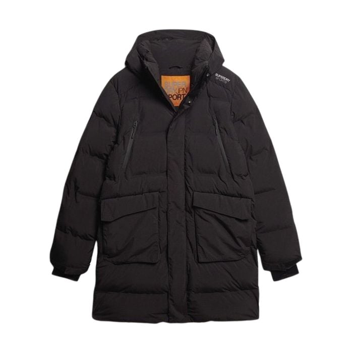 Superdry Hooded Longline Padded Winterjas Heren