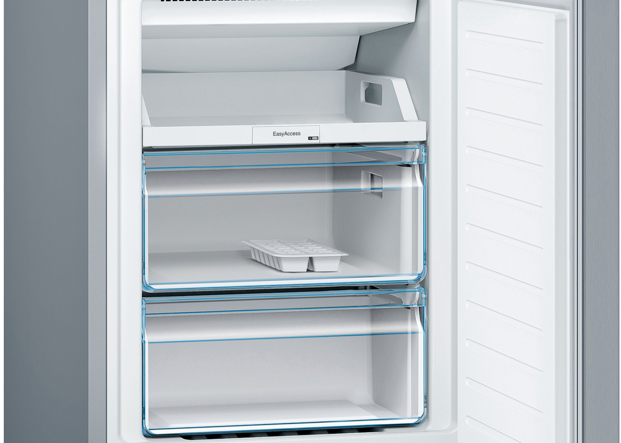 PRODUTO RECONDICIONADO # Refrigerador Combinado Independente Série 2 176 x 60 cm Aço fosco resistente a impressões digitais KGN33NLEA-B
