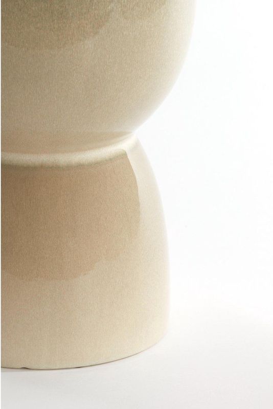 Light & Living - Finca - Bijzettafel - Wit - 28.5x28.5x42cm - Modern