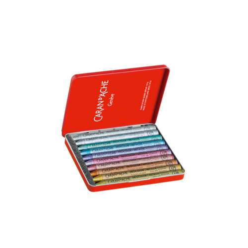 CARAN D'ACHE® NEOCOLOR® I  wasserfeste Wachspastelle in Metall-Etuis