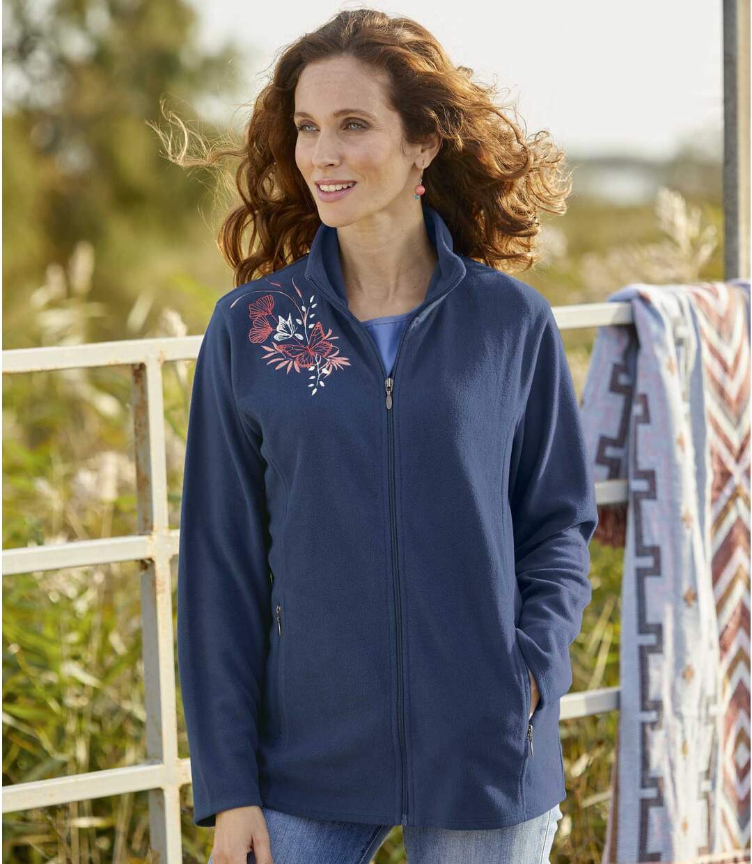 Lot de 2 Vestes Micropolaire Brodées
