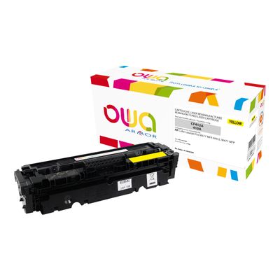 Cartouche laser compatible HP 410A - jaune - Owa K15945OW