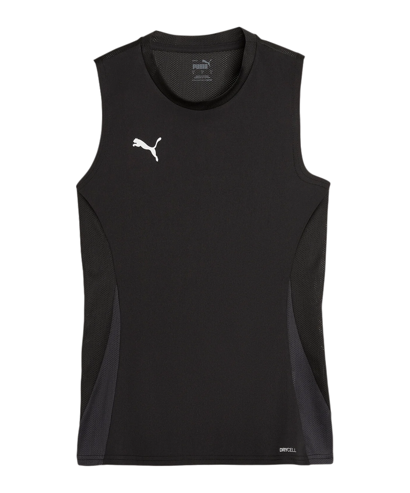 PUMA teamGOAL Tanktop Damen Schwarz Weiss F03