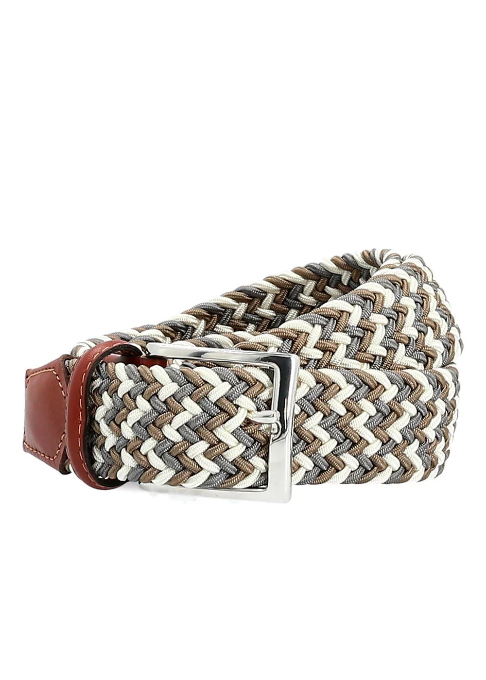 CEINTURE WILSON TRESSE STRECH BEIGE