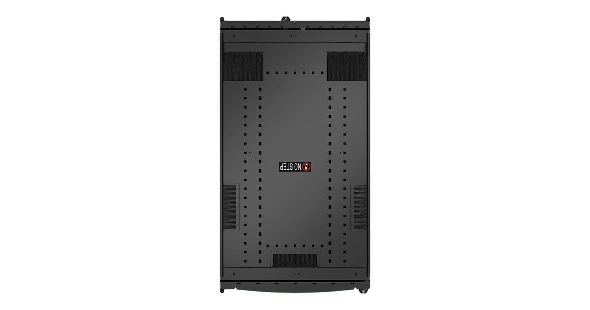 APCNetShelter SX Gen 2 AR3100B2, 42U server rack  (Zwart/groen, 60(b) x 199,1(h) x 107(d) cm, met zijkanten)