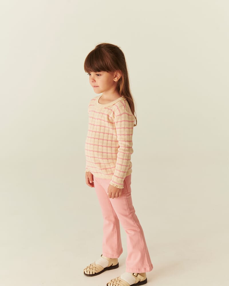 Jeggings solid with flare Pink - Copenhagen Colors - Rumpetroll