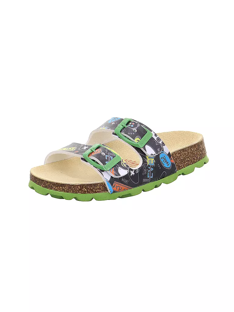 SUPERFIT Jungen Hausschuhe  schwarz