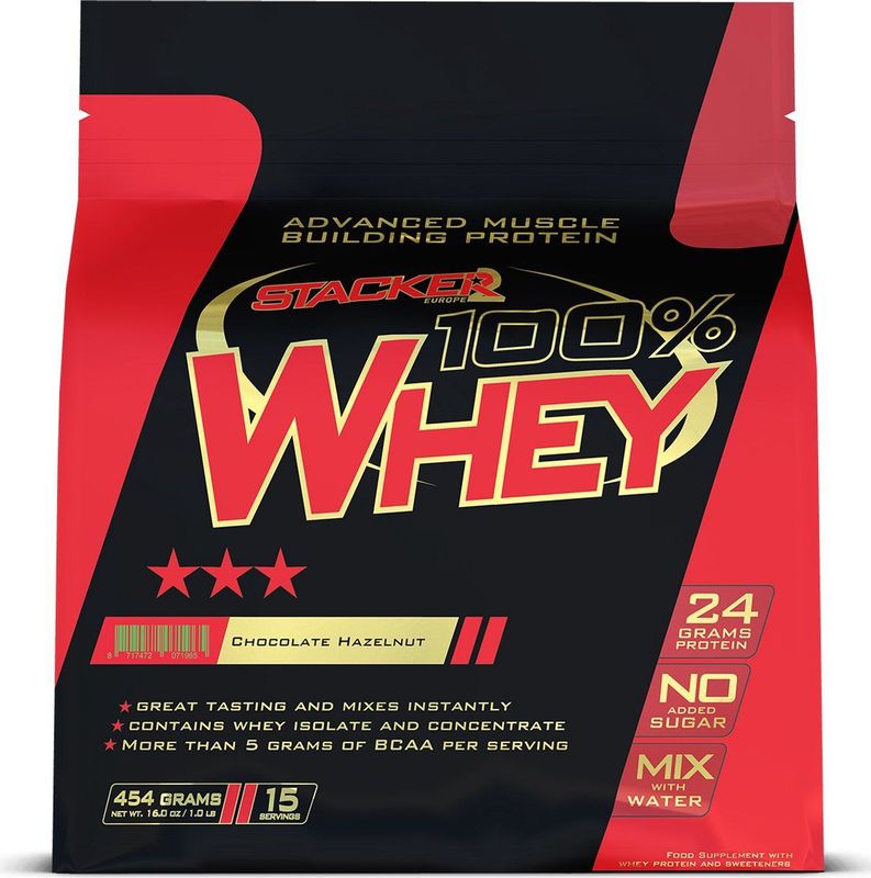 Stacker2 - 100% Whey - Chocolate Hazelnut - 454 g