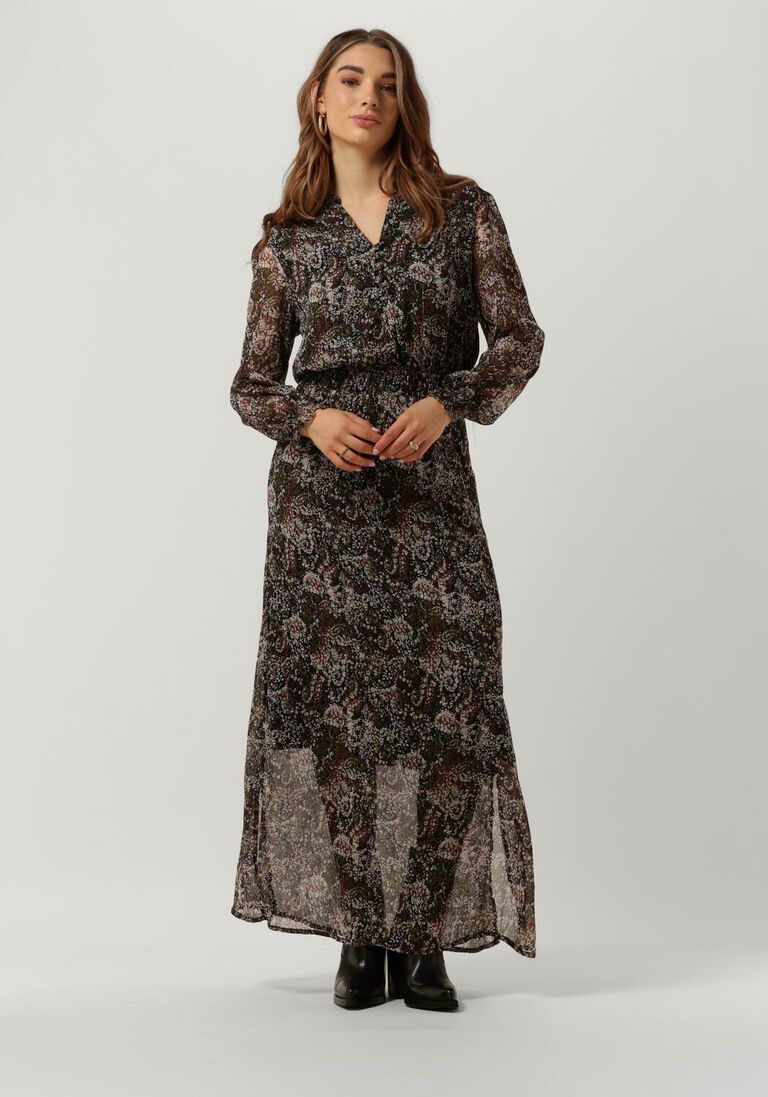 MKT STUDIO zwarte mkt studio maxi jurk rogette