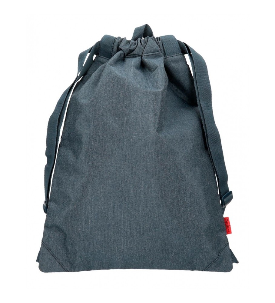 Mochila com cordão Pepe Jeans Kay, cinza