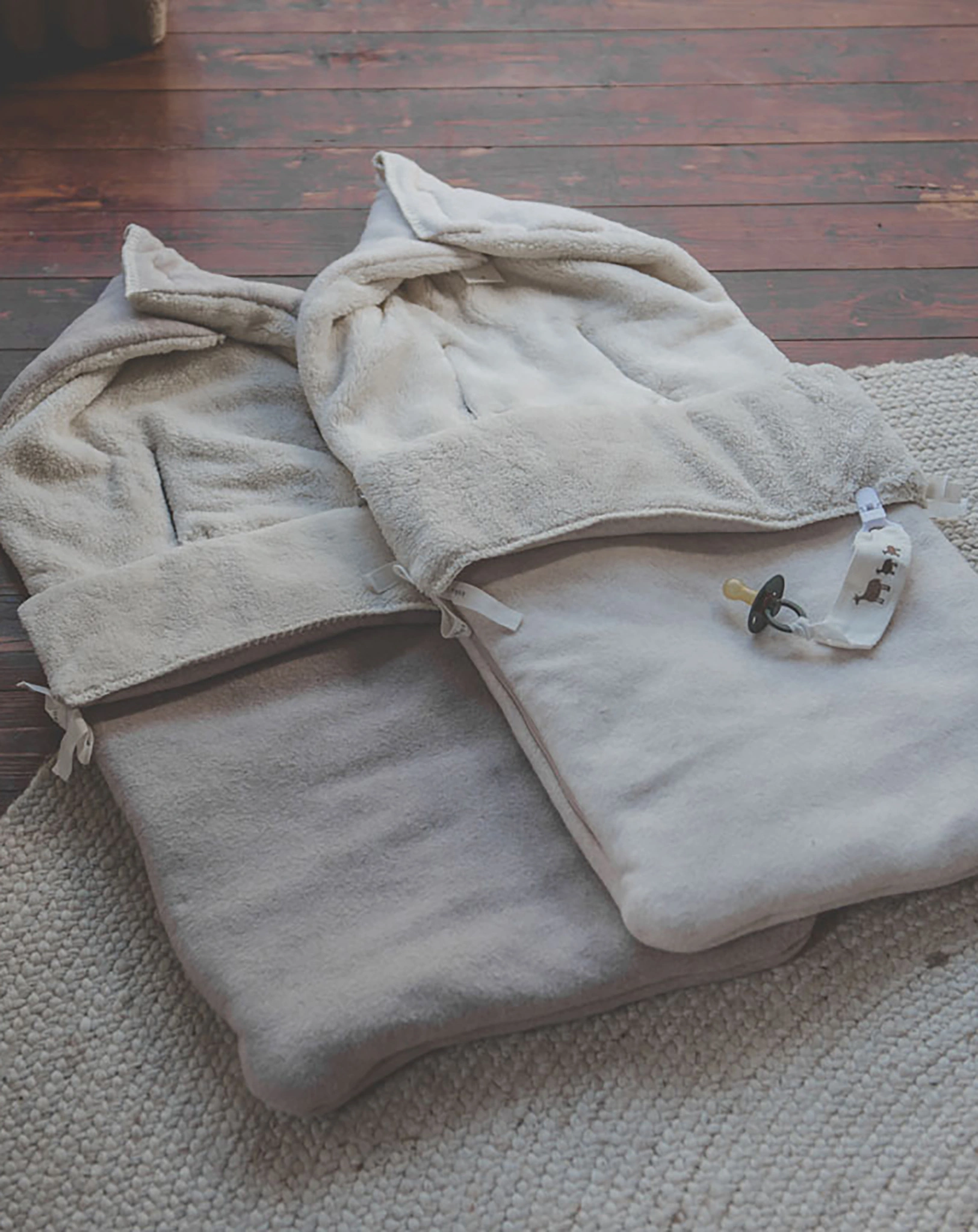 Plüsch-Fußsack PLÜSCH DENVER in creme