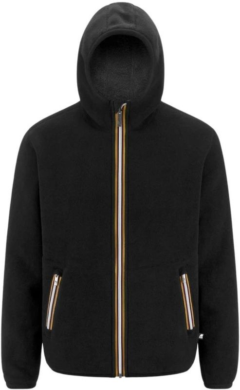 K-Way, Heren, Jassen, Zwart, Maat: L Fleece,