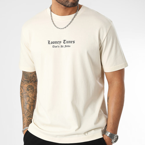 Tee Shirt Oversize Large Bugs Bunny Graff Beige