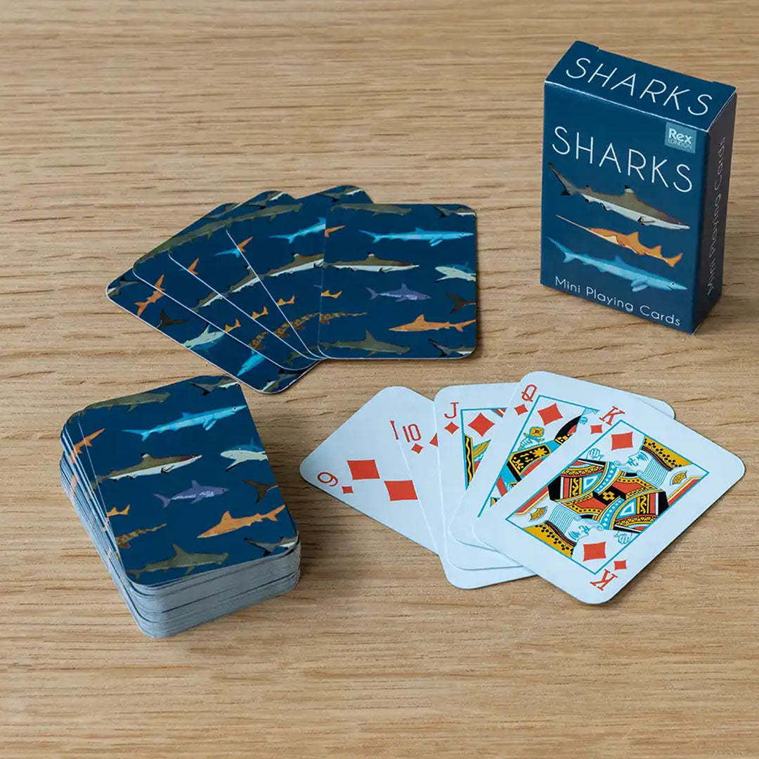 Rex london mini speelkaarten sharks