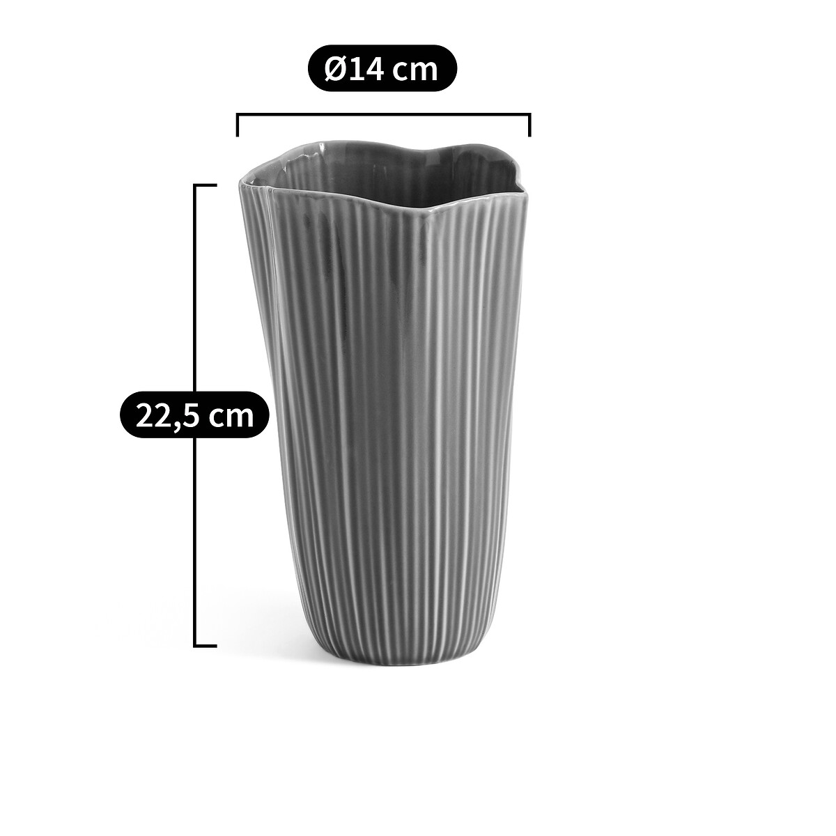 LA REDOUTE INTERIEURS<br>Vaso genérico de cerâmica, Akaria